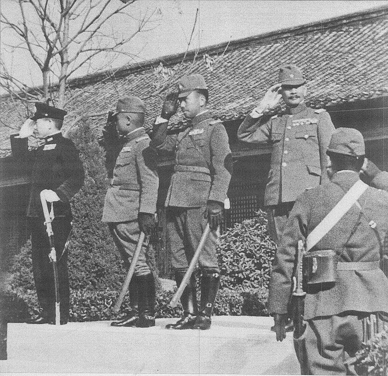 日军进入南京城